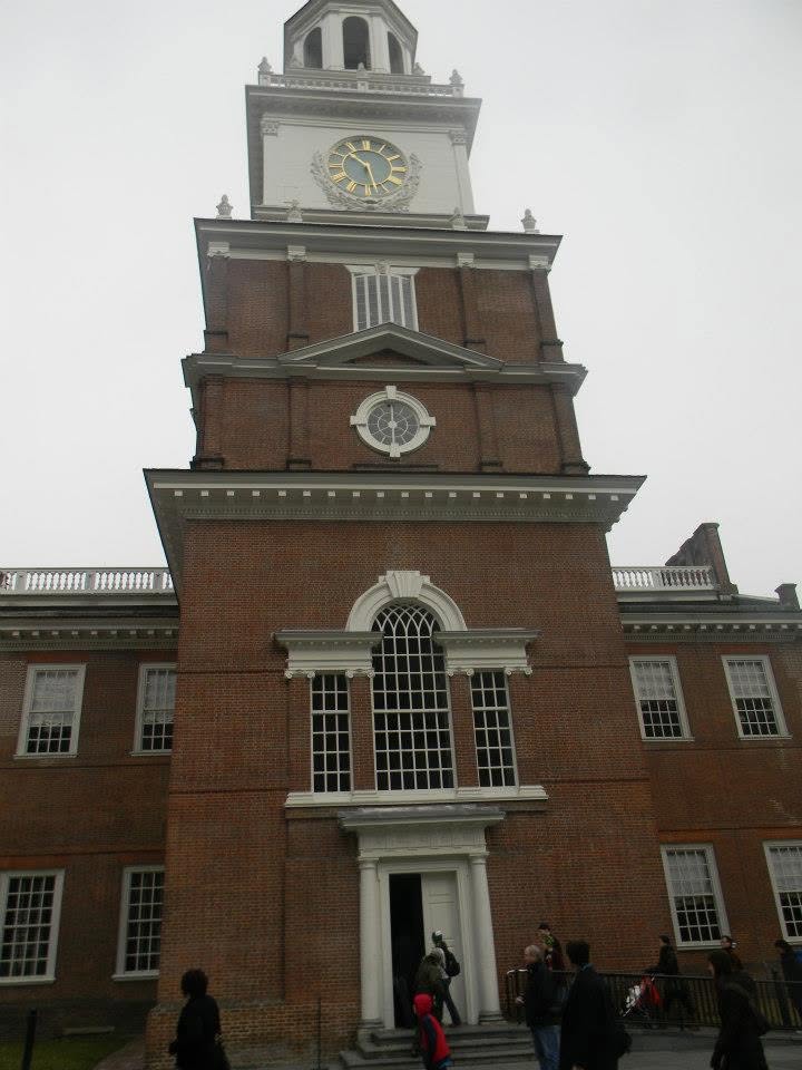 Front entrance of Independence Hall